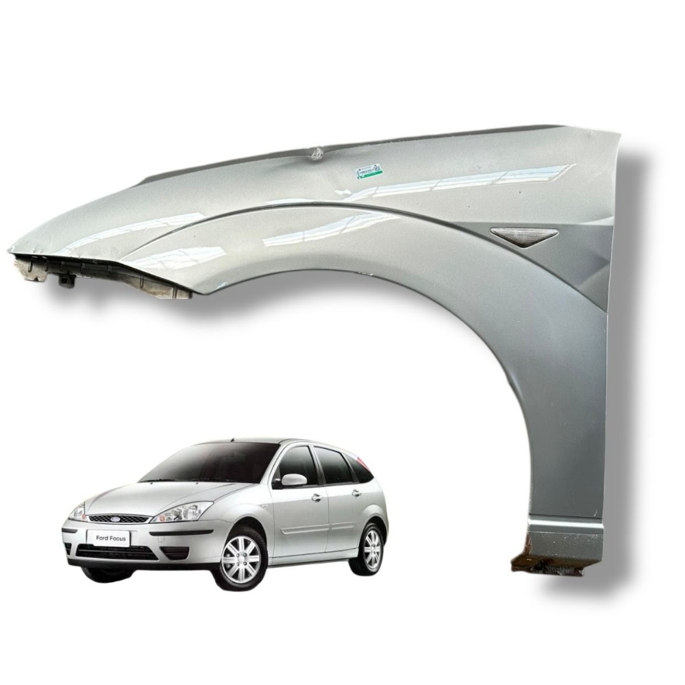 Paralama lado esquerdo Ford Focus 2000 2001 a 2008 detalhe 1