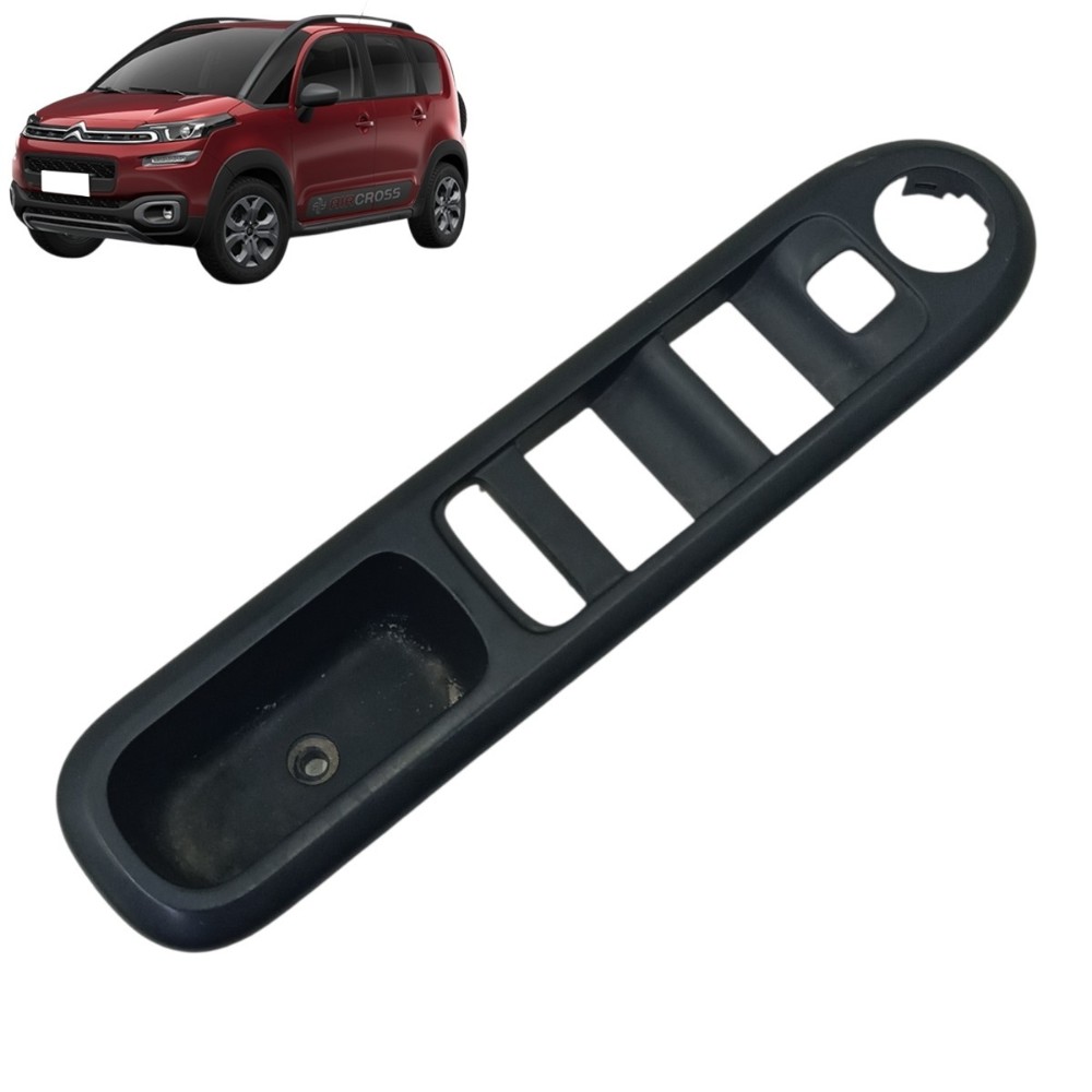Moldura botão dianteiro esquerdo Citroen Aircross 2017 2018