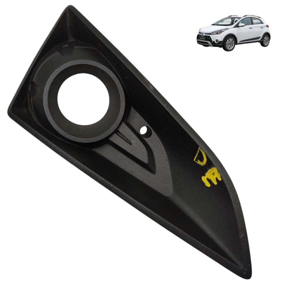 Moldura grade farol milha esquerdo Hyundai HB20 2020 2021 22