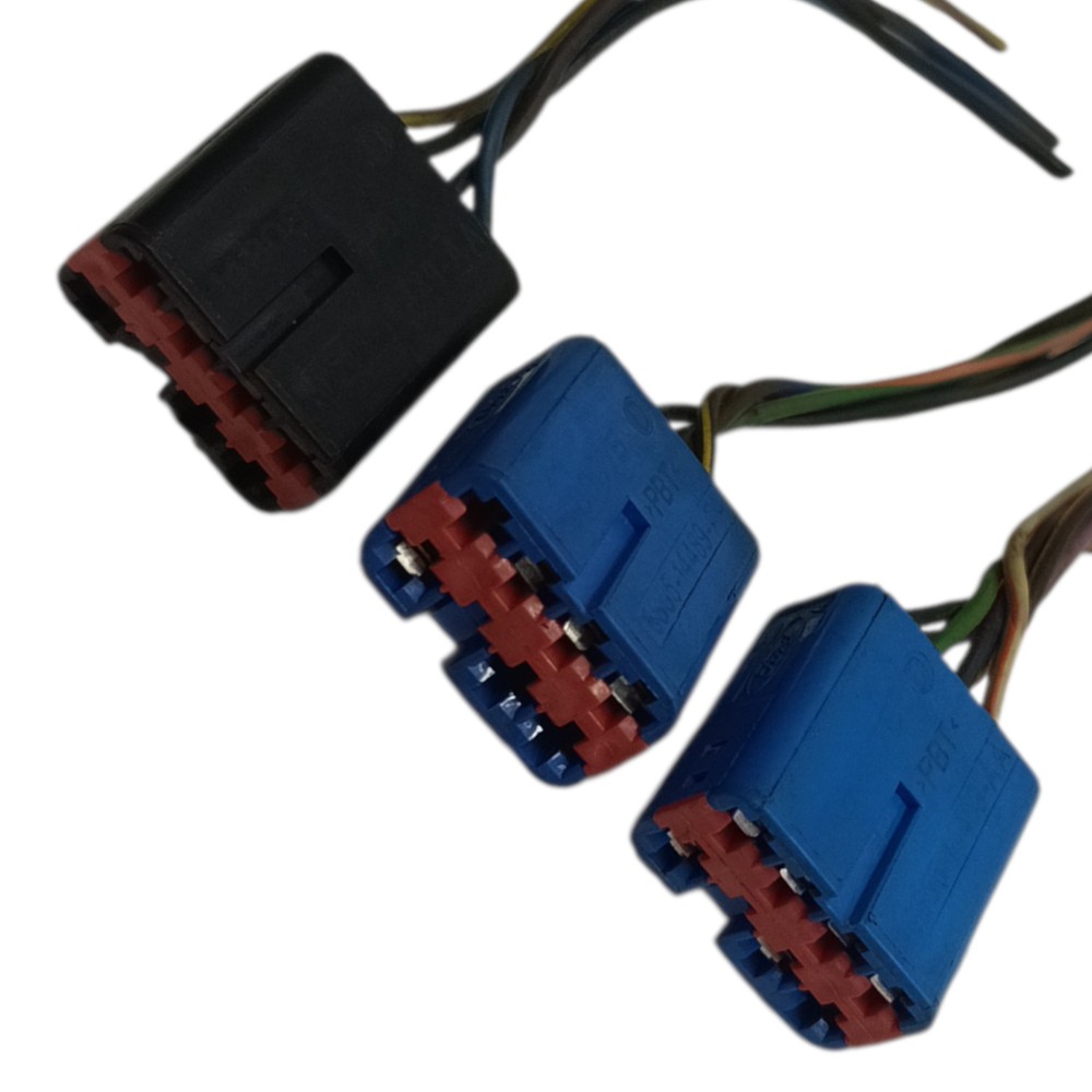 Jogo plug conector botão vidro porta ford ka 2008 2009 2010 3