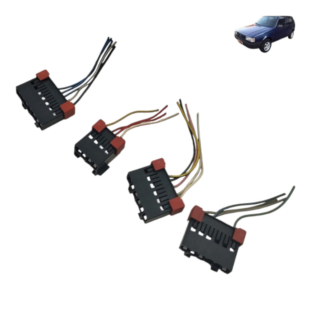 Jogo plug painel instrumentos Fiat Uno 1.0 fiasa 1995 1996 1