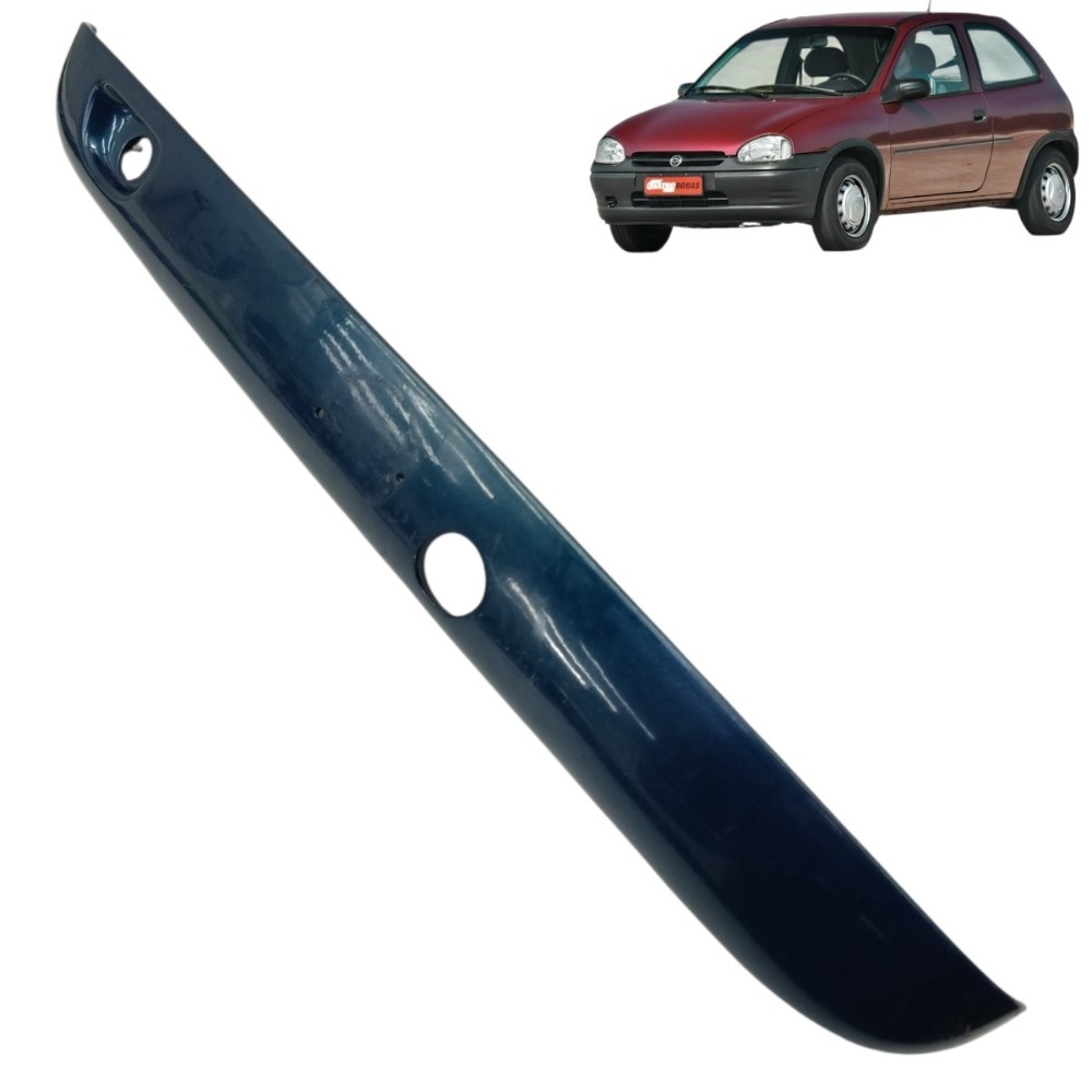 Friso Luz Placa Tampa Traseira Gm Corsa Gls 1997 Até 2001 Azul