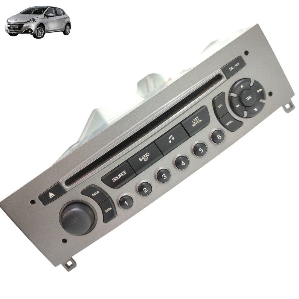 Rádio Original Peugeot 308 2011 2012 2013 2014 2015 1