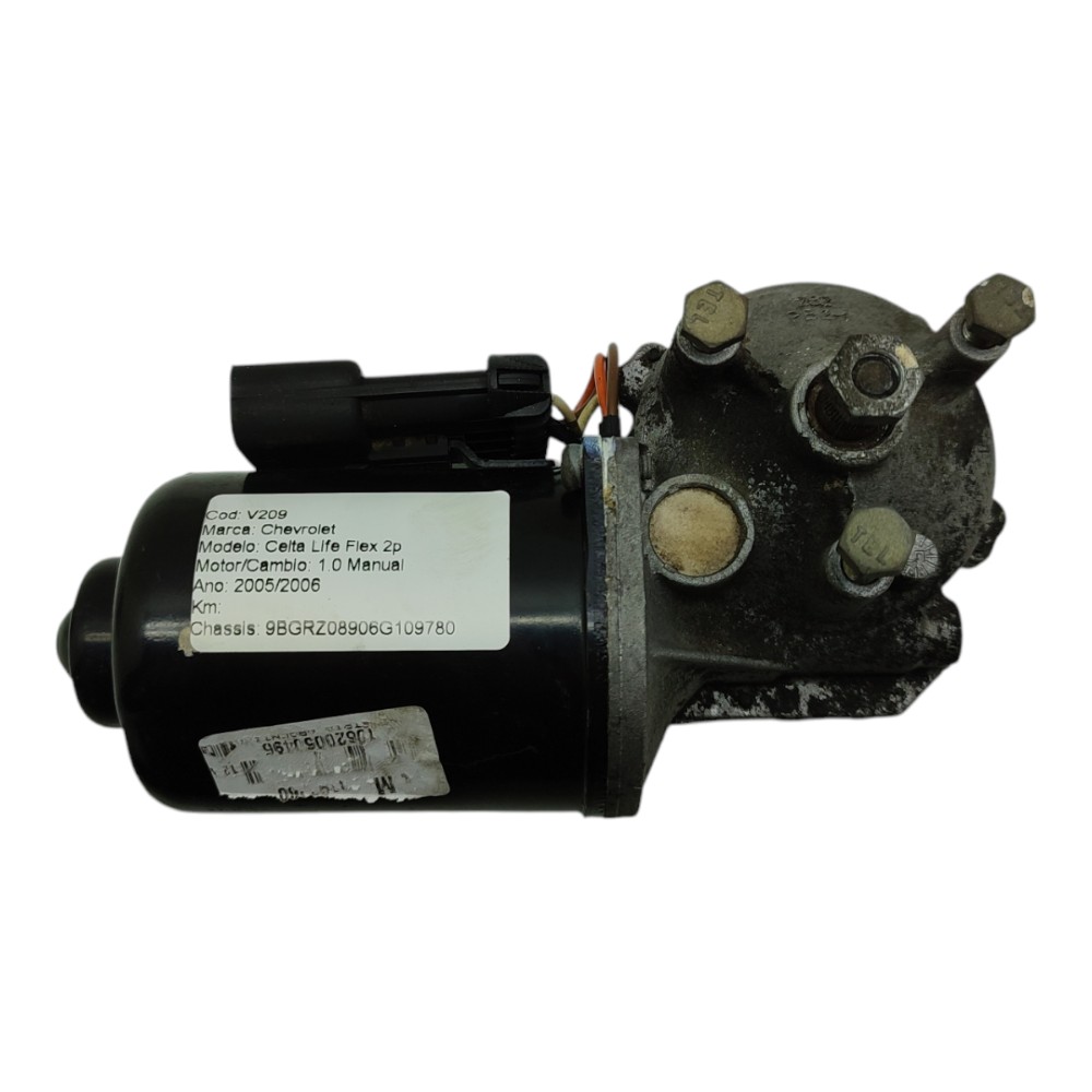 Motor Limpador Parabrisa Gm Celta 2005 2006 2007 2008 2009 3