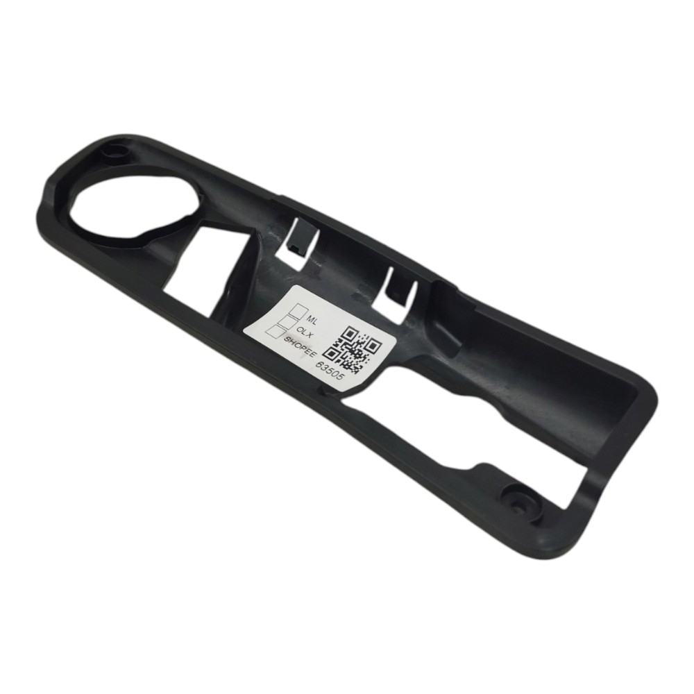 Moldura Maçaneta Interna Traseira Direita Vw Tiguan 2012 Preto 3
