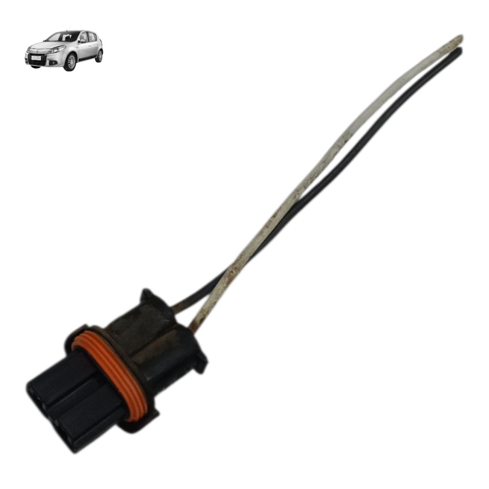 Plug conector ventoinha radiador Renault Sandero 1.6 8v 2013 1