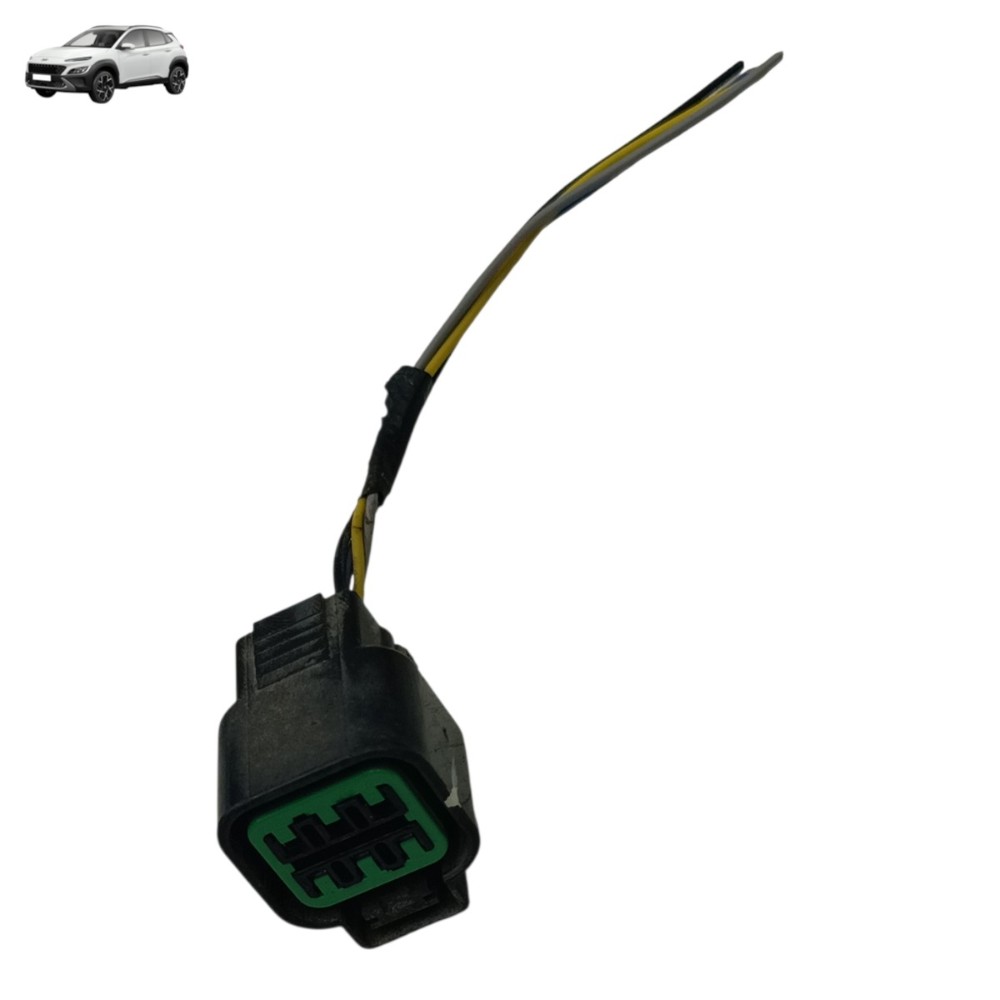 Plug Conector Lanterna Parachoque Traseiro Hyundai Kona 2024