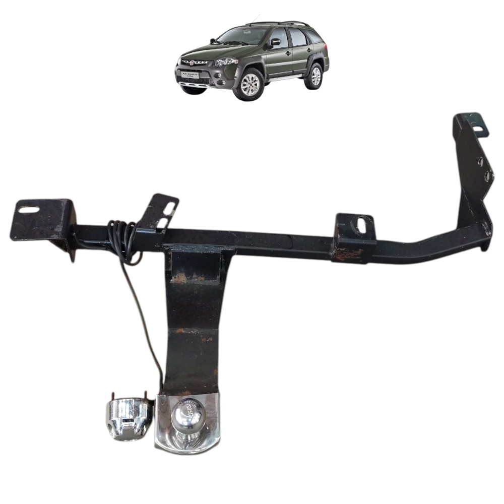 Engate reboque traseiro Fiat Palio Adventure 2009 2010 2011