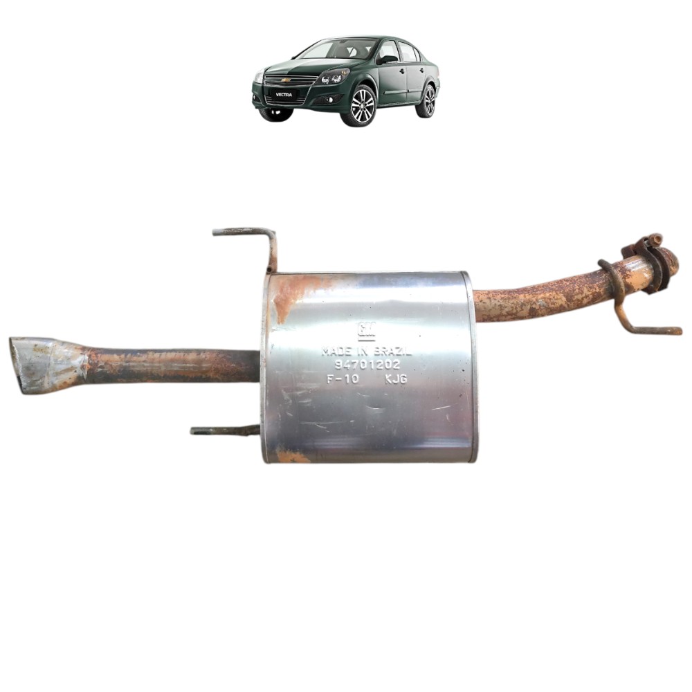 Abafador silencioso escapamento gm vectra sedan 2011 2010 09