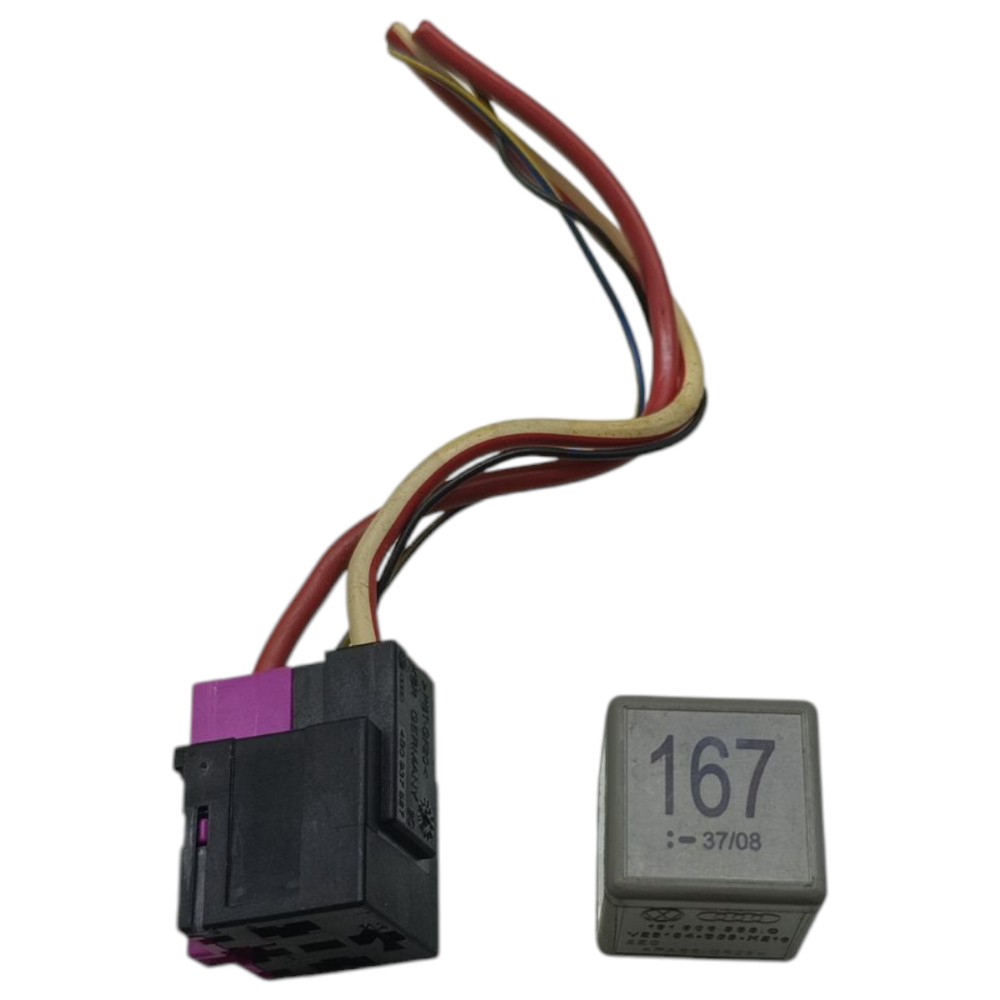 Conector Relé Bomba Combustível Injeção Vw Audi 191906383c 2