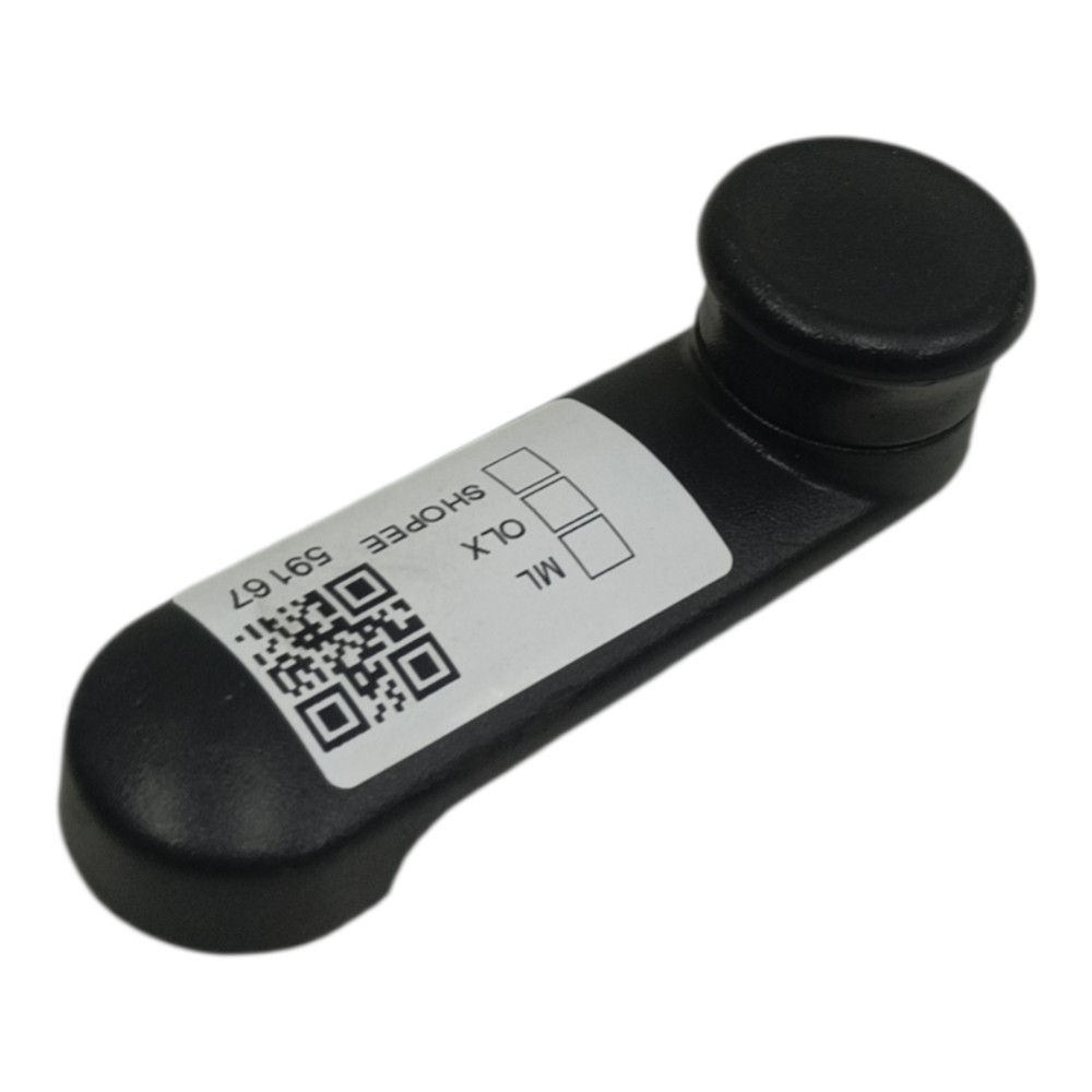 Manivela Vidro Traseiro Gm Corsa Classic 2003 2002 2001 2000 Preto 3