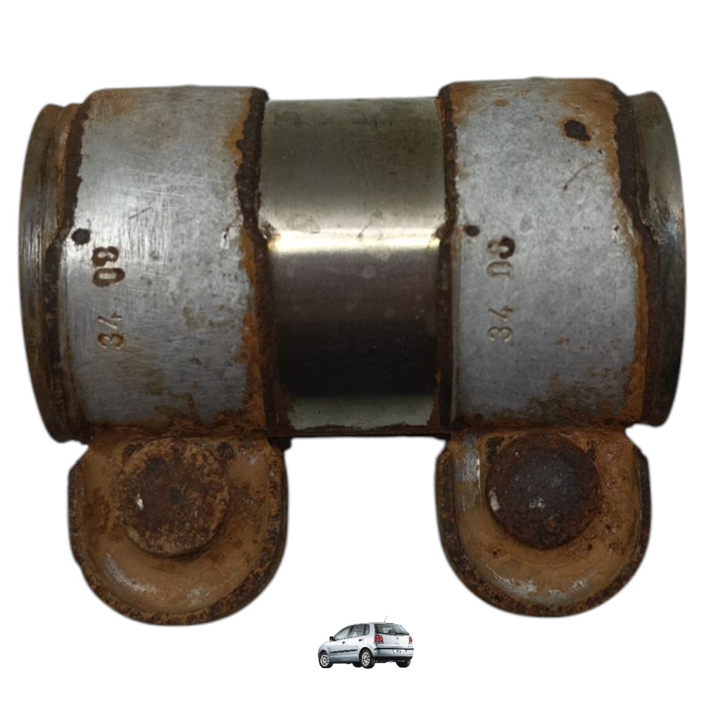 Braçadeira Suporte Escapamento Vw Polo Hatch 2007 2008 2009 1