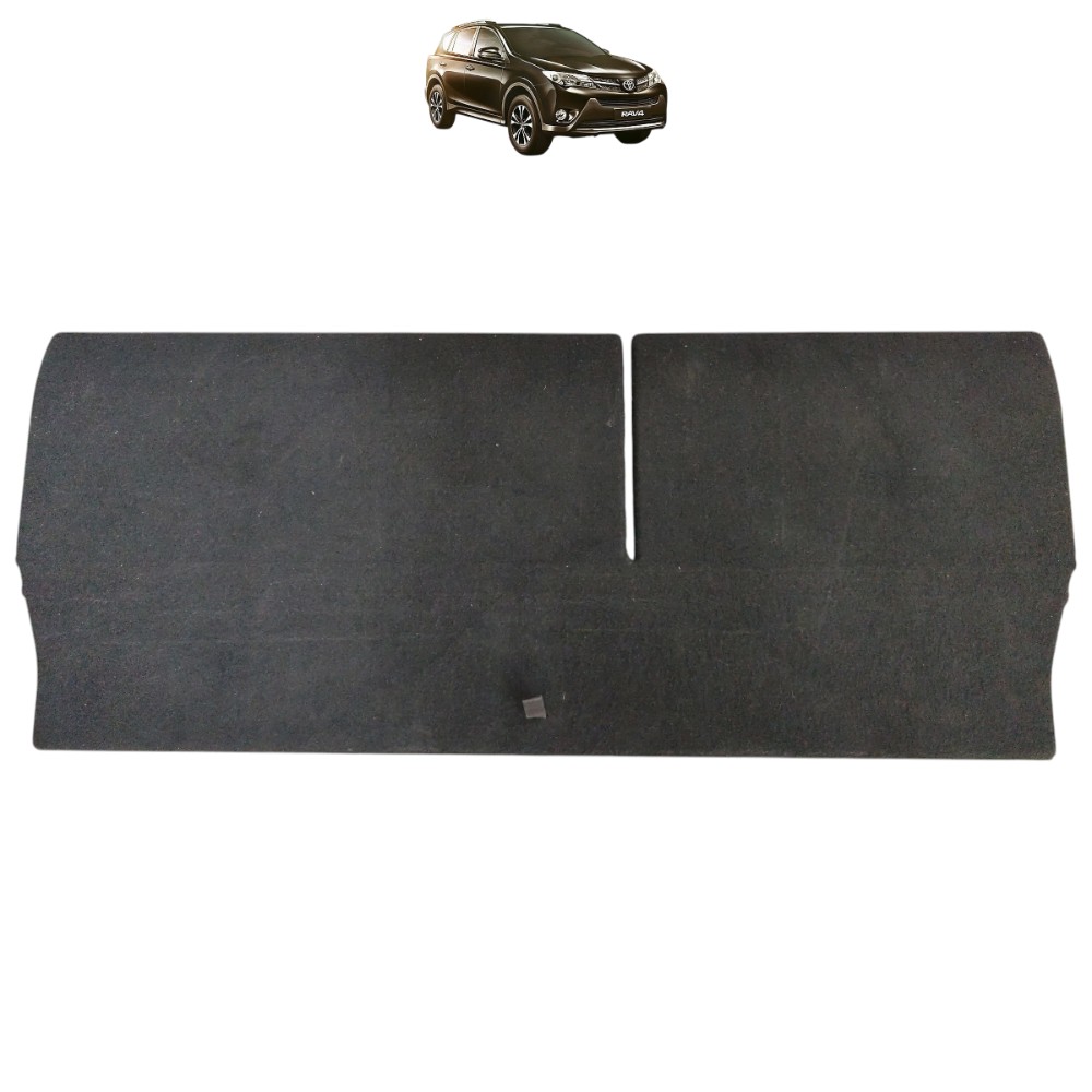 Tampão Traseiro Kit Ferramenta Toyota Rav4 2014 2015 2016 Preto 1