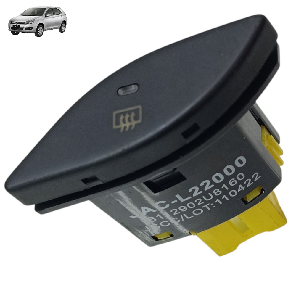 Botão Desembaçador Vidro Traseiro Jac J3 2011 2012 2013 2014 1