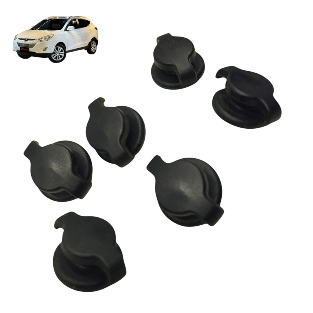 Jogo grampo fixação porta malas Hyundai ix35 2015 2016 2017 1