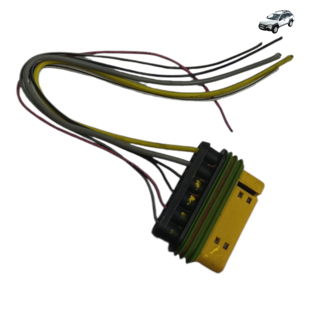 Plug fechadura dianteira direita Fiat Palio Siena 2010 2011 1