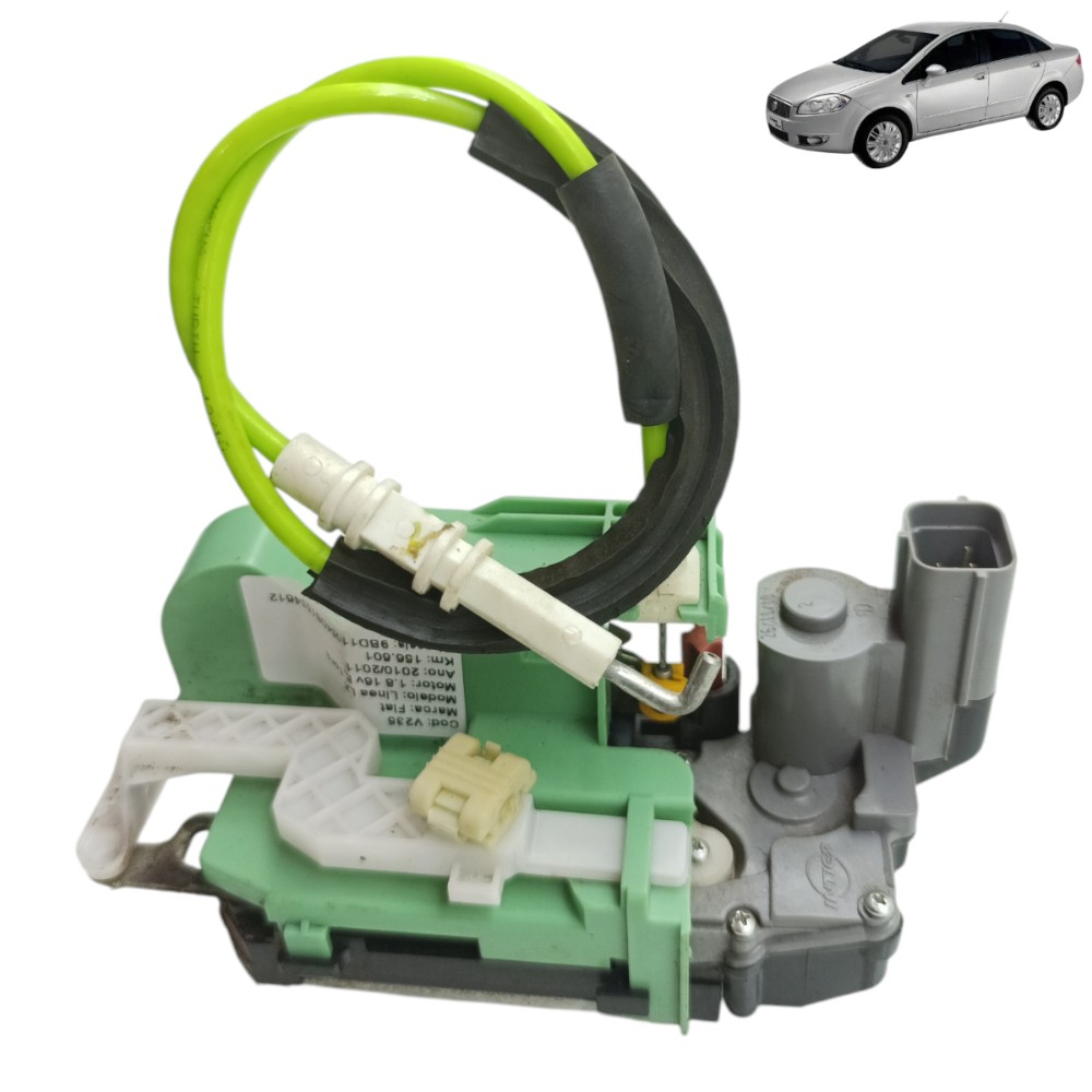 Fechadura Porta Traseira Direita Fiat Linea 2009 2010 2011 1