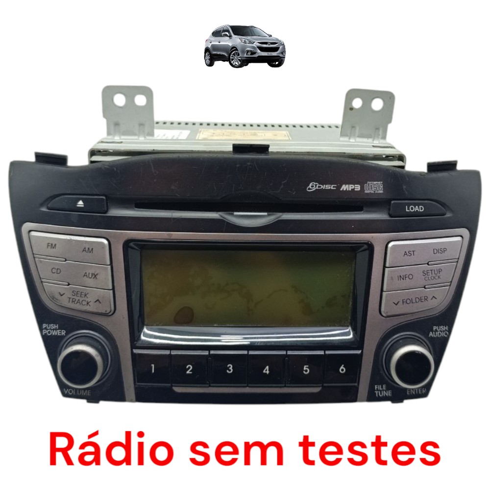 Rádio sem teste para peças hyundai ix35 2010 2011 2012 1