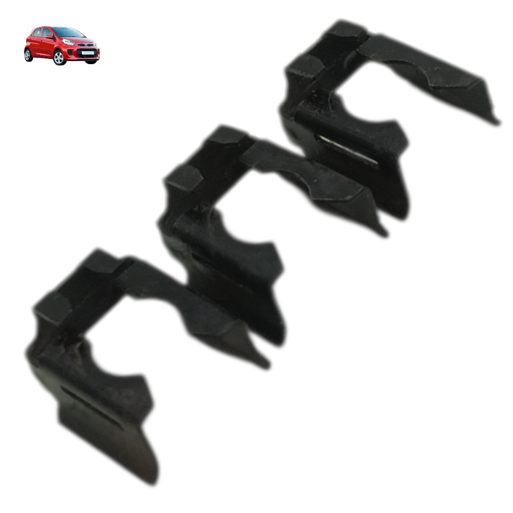 Jogo grampo trava bico injetor kia picanto 1.0 3cc 2015 2014 1