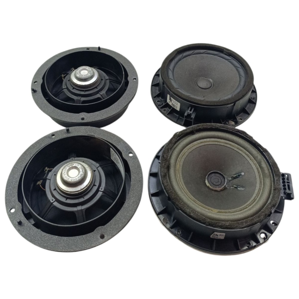 Jogo Alto Falante Porta Hyundai Veracruz 2008 2009 2010 2011 Preto 3