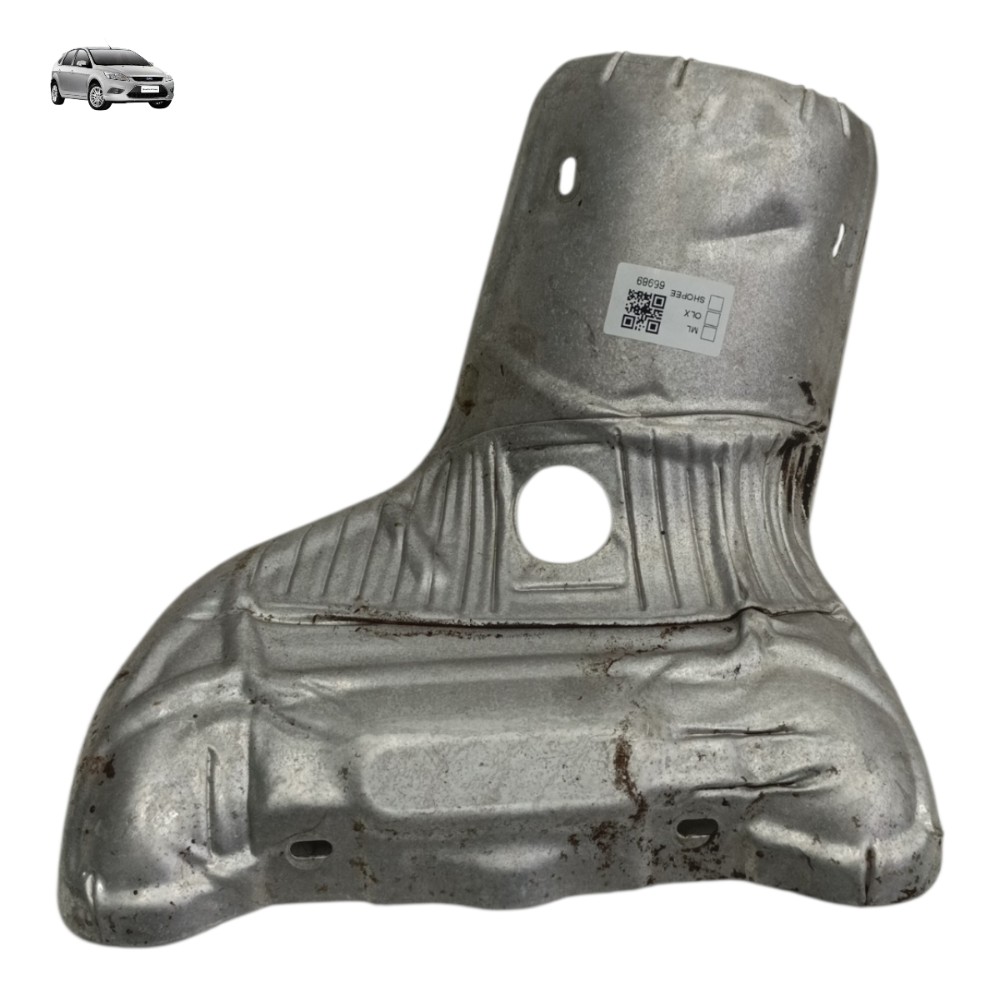 Protetor Térmico Coletor Escape Ford Focus 1.6 2013 2012 Prata