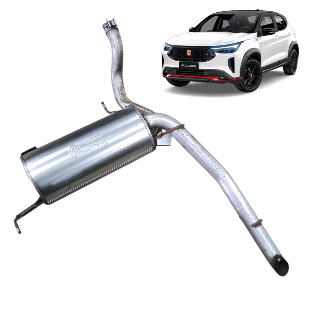 Abafador silencioso escapamento fiat fastback 1.3 2024 2023