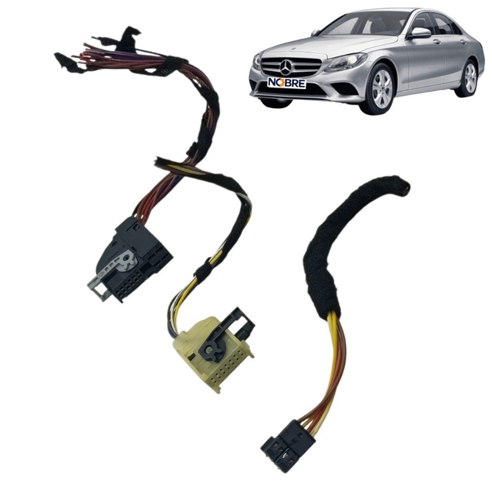 Jogo plug conector comando ar condicionado mercedes c180 12