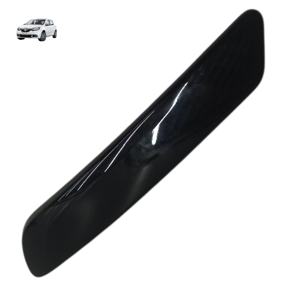 Moldura Puxador Porta Direita Renault Sandero 2016 2017 Preto Dianteira/traseira 1