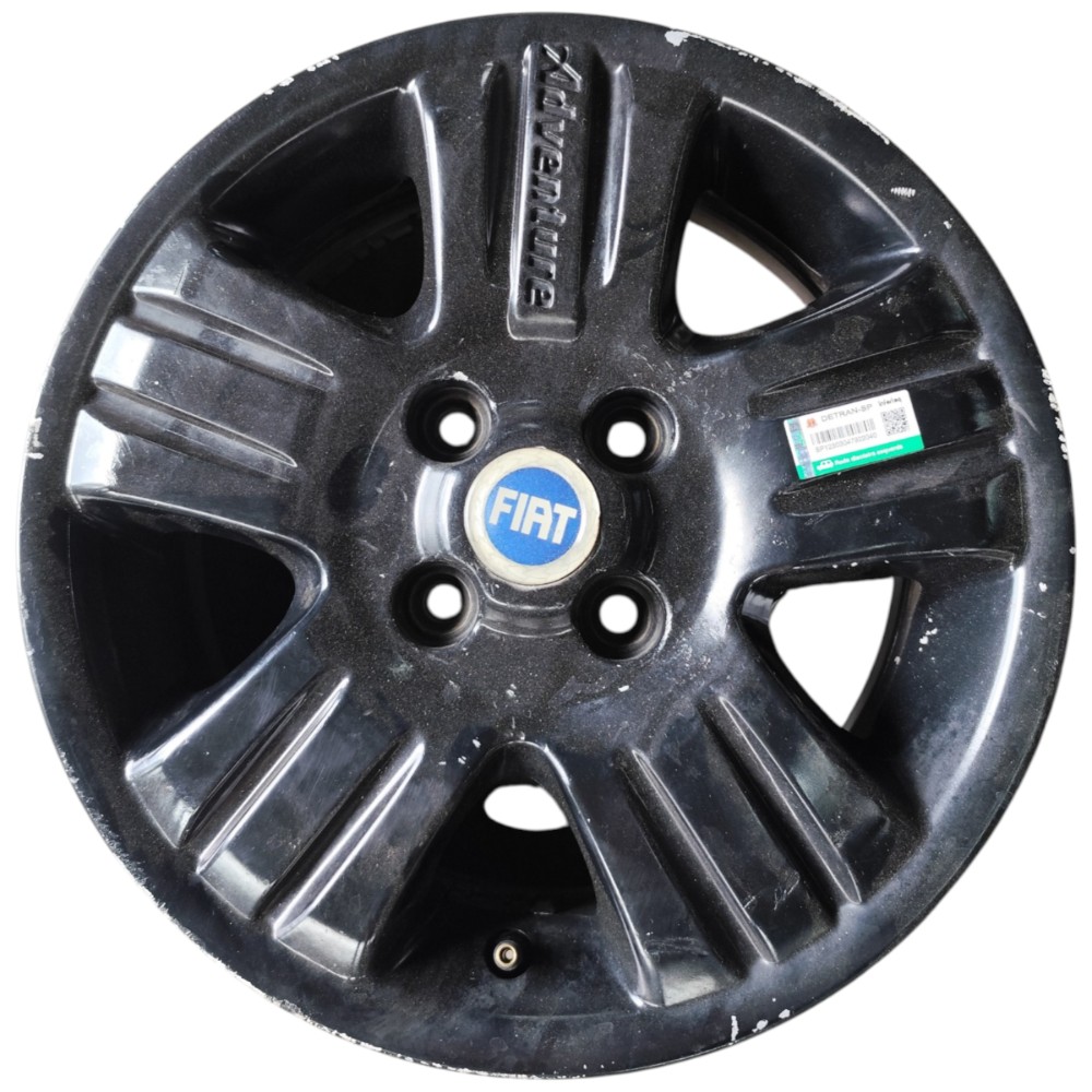 Jogo Roda Aro 14 4×98 Fiat Palio Siena Strada Idea Stilo Preto 5