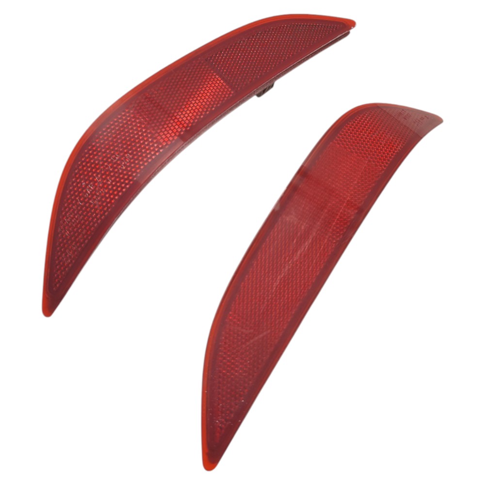 Par Refletor Parachoque Traseiro Honda City 2015 2016 2017 Vermelho 1