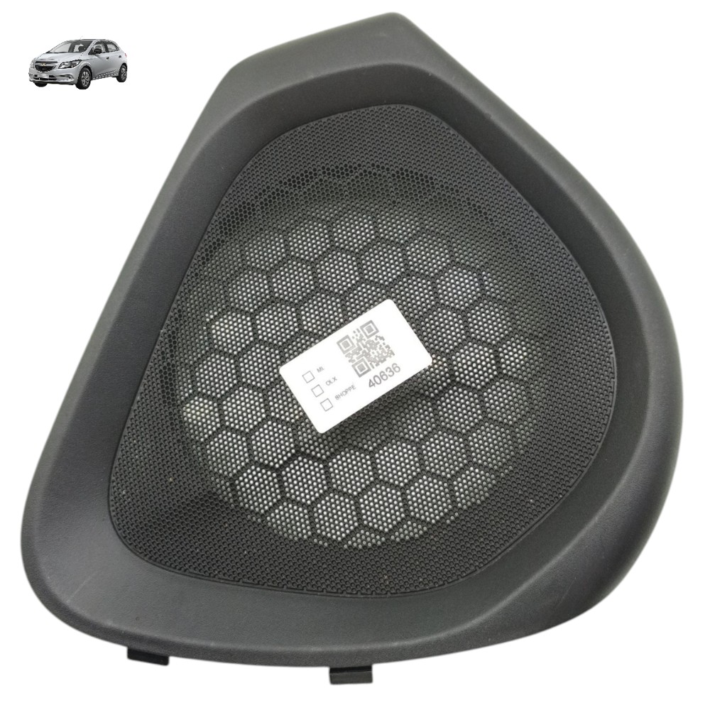 Tela Alto Falante Porta Traseira Esquerda Gm Onix 2013 Á 19 Preto 1