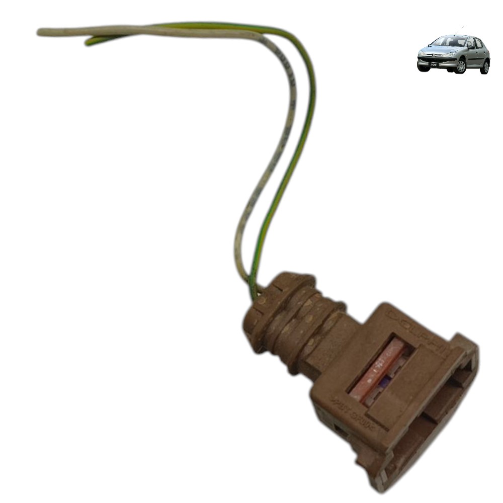 Plug Conector Solenoide Partida Fria Peugeot 206 207 Flex 1