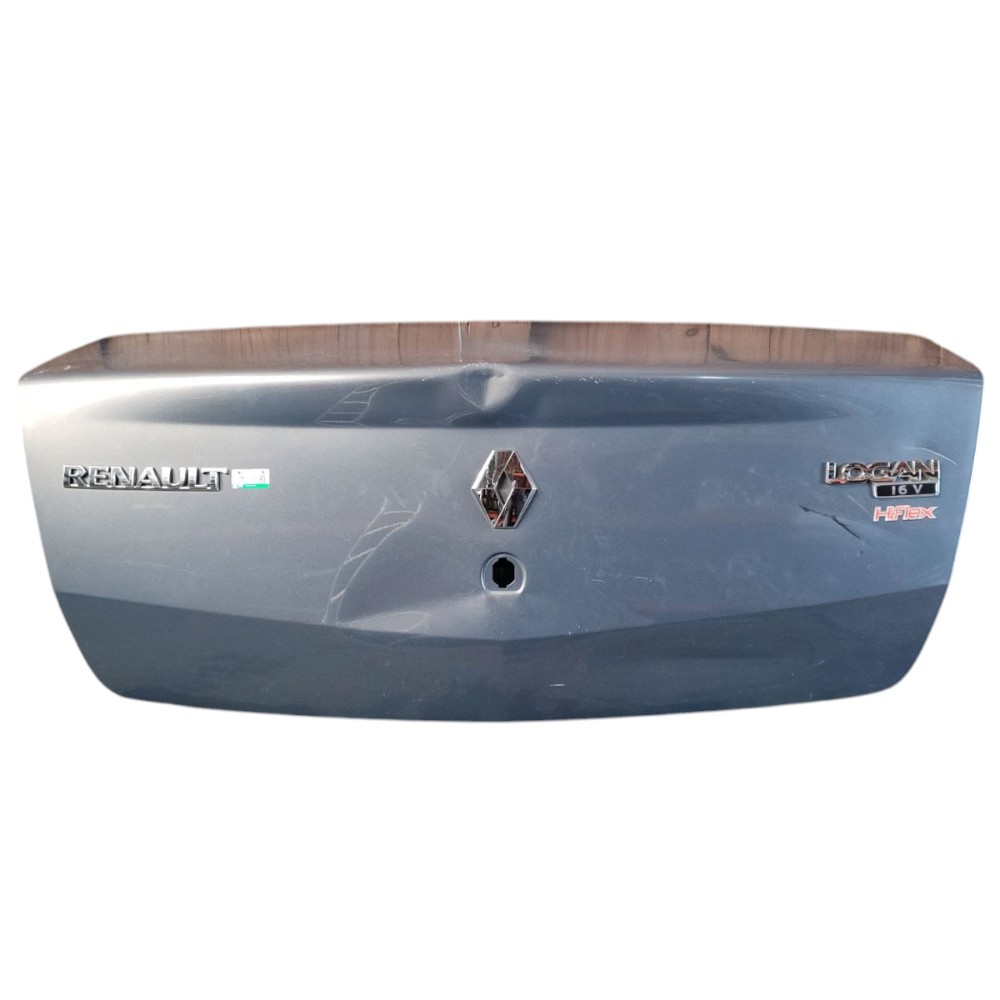 Tampa Traseira Renault Logan 2007 2008 2009 2010 Cinza 2