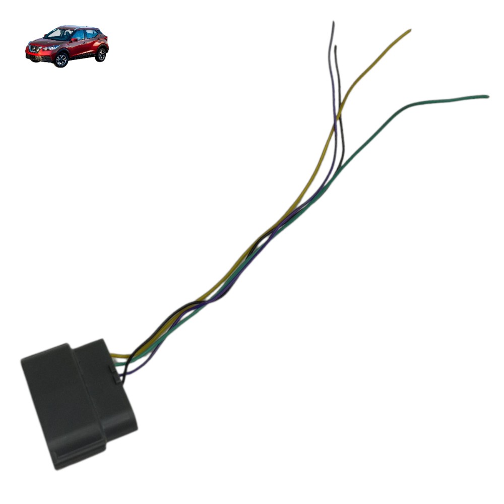 Plug conector fechadura dianteira esquerda Nissan kicks 2020 1