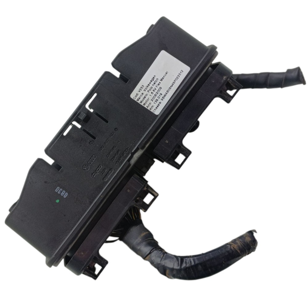 Caixa Fusível Relé Vw Polo Fox 1.6 2007 2008 2009 2010 2011 2