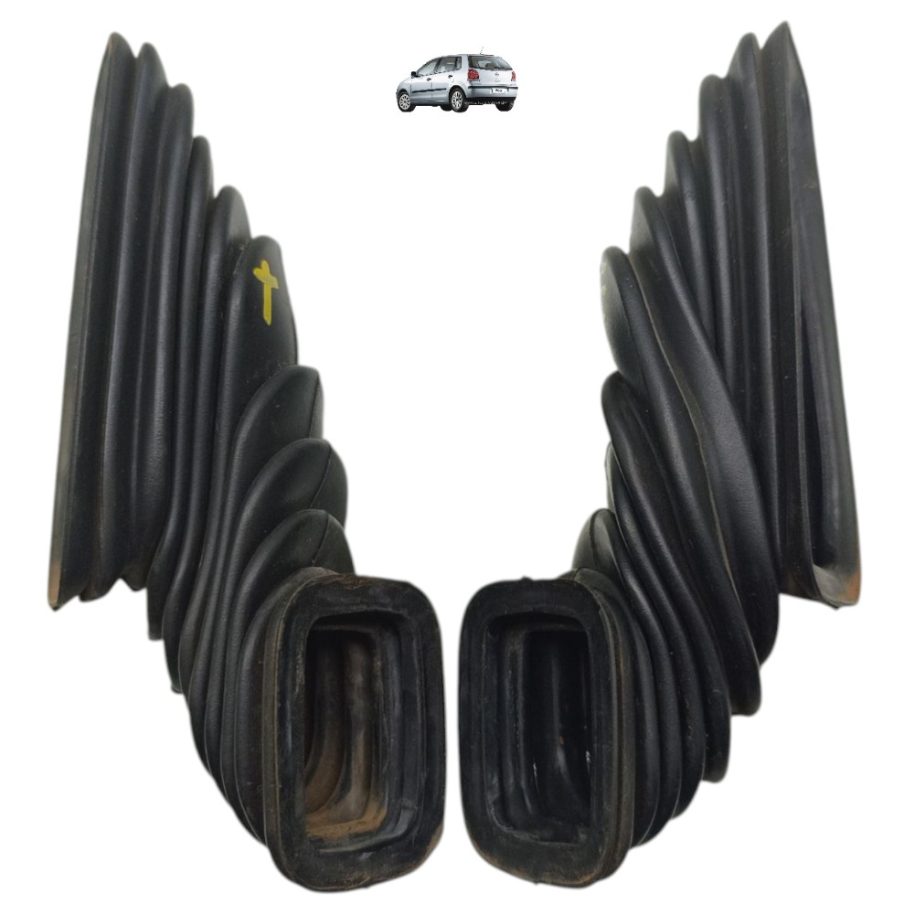Par Coifa Guarda Po Porta Traseira Vw Polo 2007 2008 2009 1