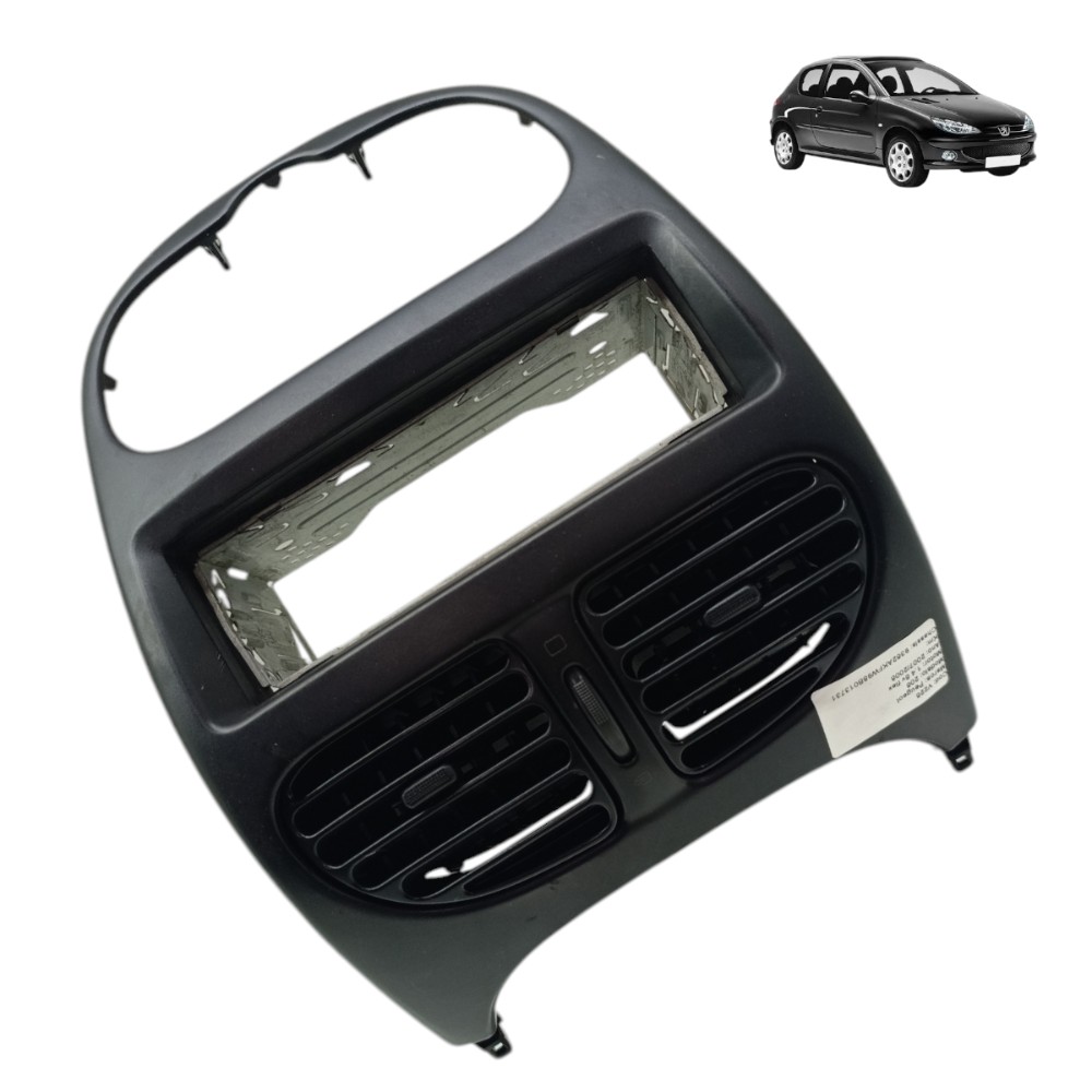 Moldura Difusor Central Painel Peugeot 206 2007 2008 2009 1
