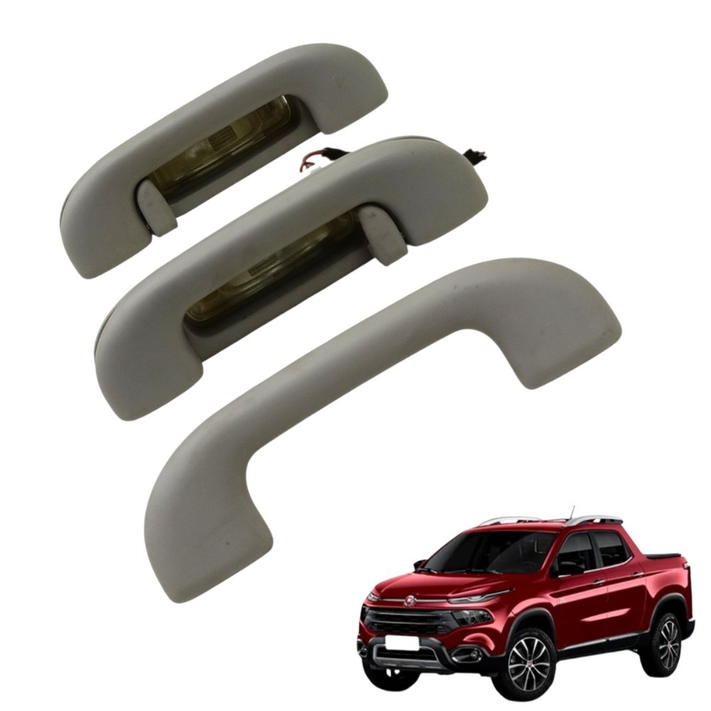 Jogo alça tetô segura mão pqp Fiat toro 2021 2020 2019 2018