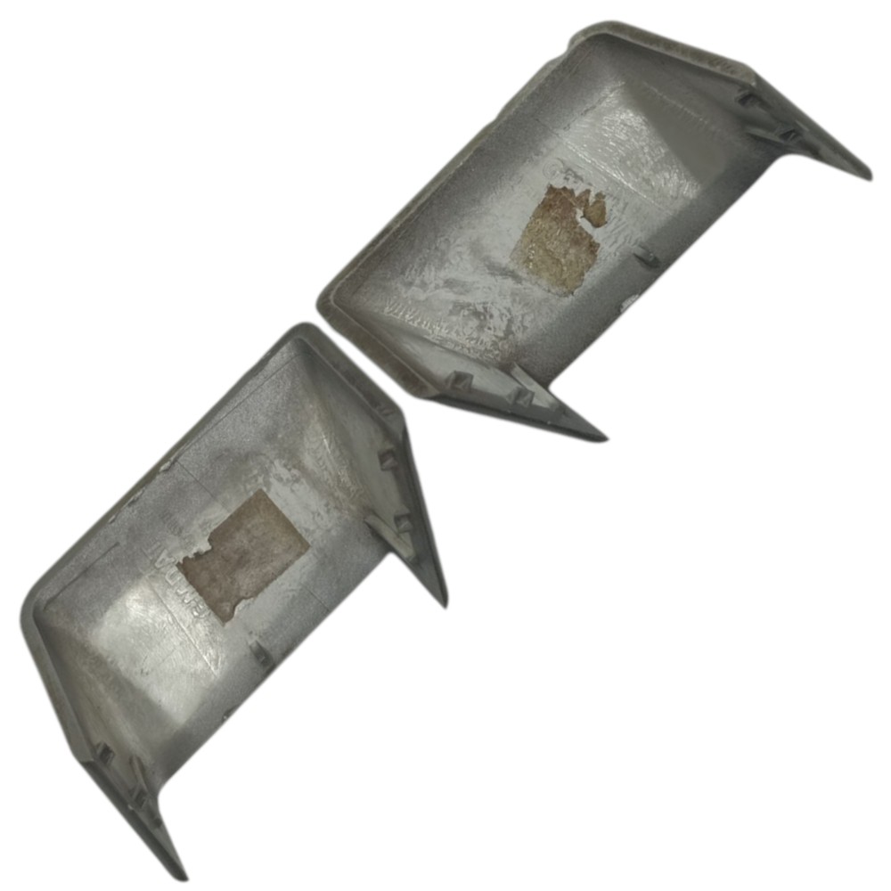 Par Acabamento Rack Teto Gm Captiva 2008 2009 2010 2011 2012 Prata 3