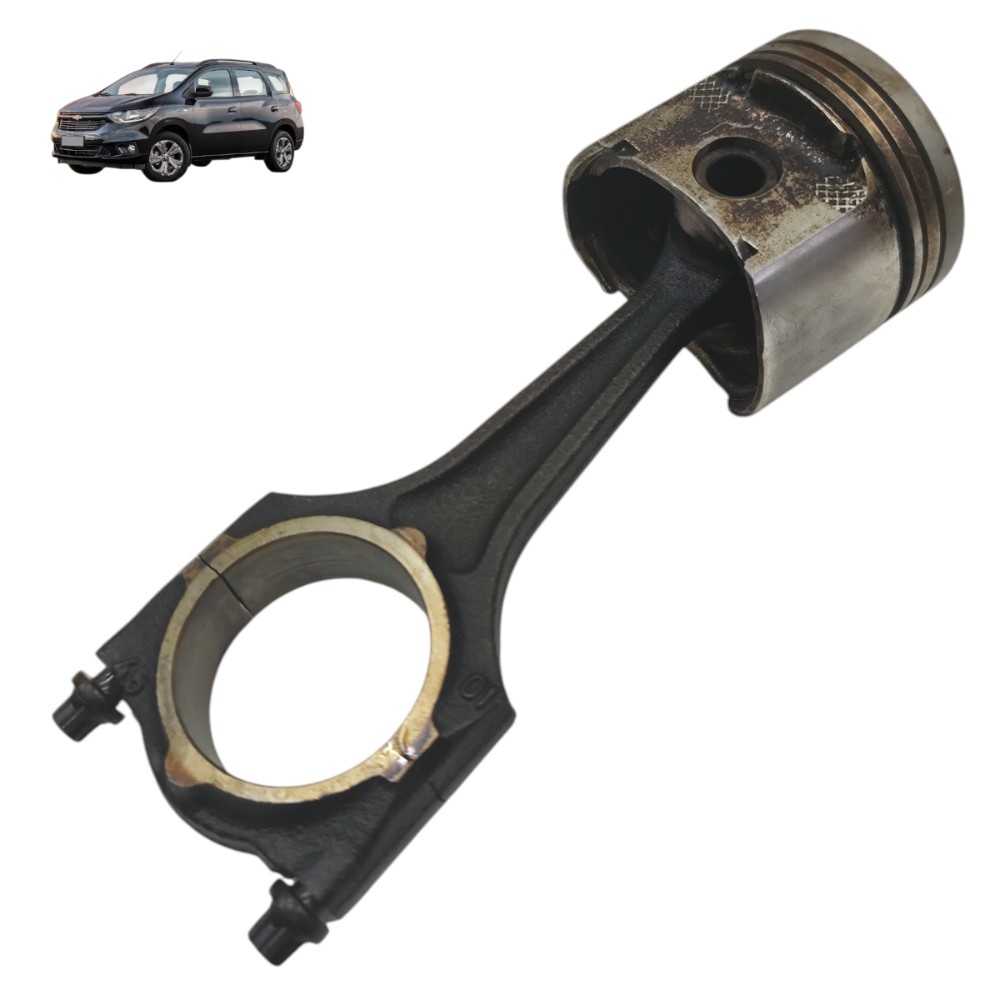 Pistão biela STD GM Corsa celta prisma 1.0 8V gasolina 2001 1