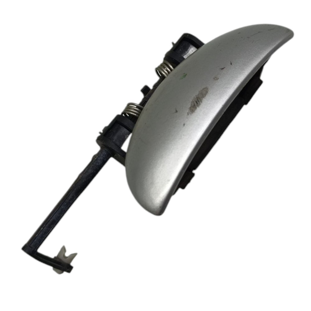 Maçaneta Externa Porta Dianteira Direita Peugeot 206 2007 08 Prata Traseira 2