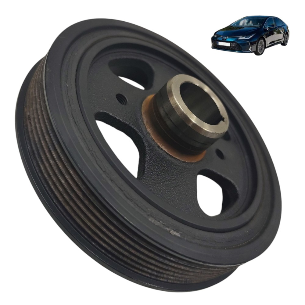 Polia Virabrequim Toyota Corolla 1.8 16v 2016 2017 2018 2019 1