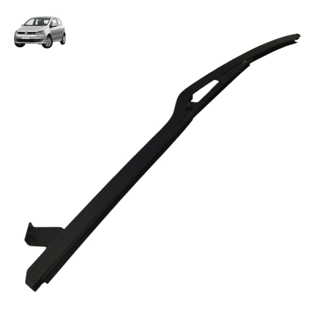 Guia Vidro Porta Traseira Direita Vw Fox 2014 2013 2012 2011 Preto
