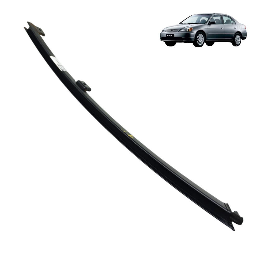 Guia Vidro Porta Traseira Esquerda Honda Civic G7 2001 2002 Preto 1