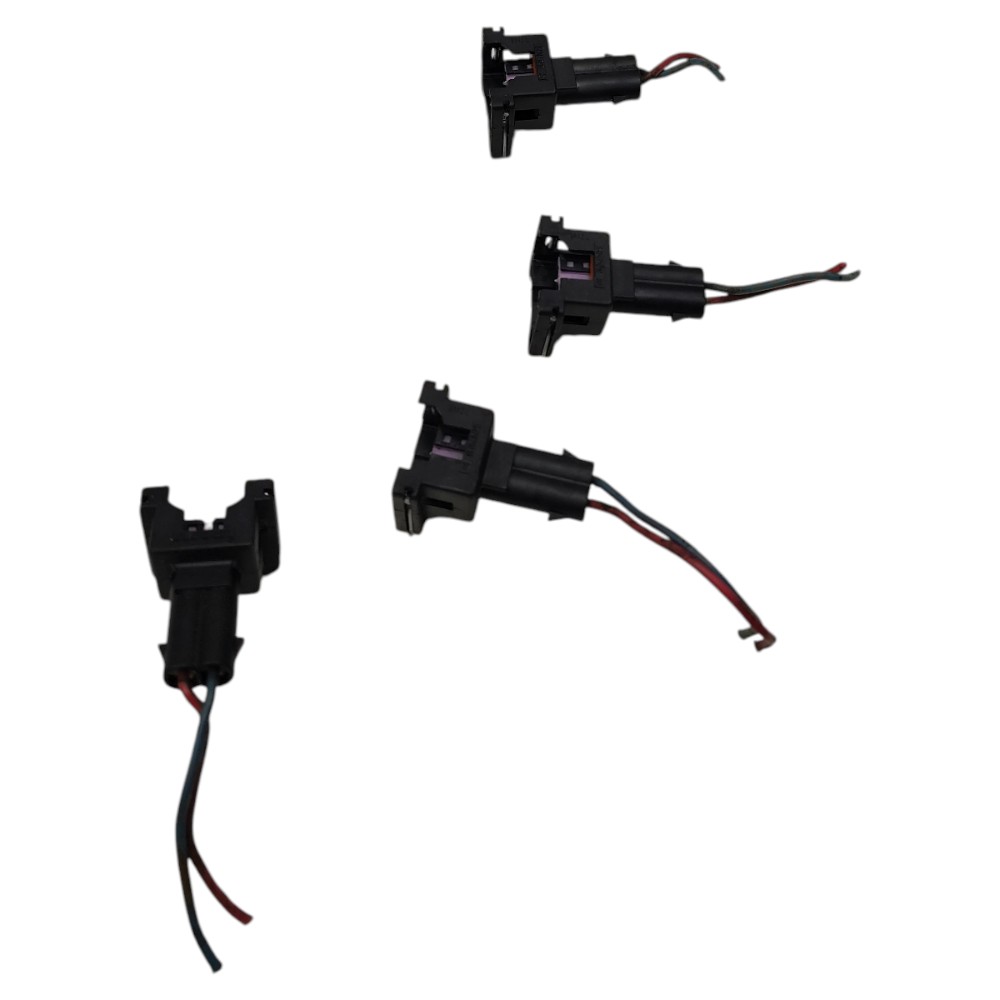 Jogo plug conector Fiat Idea strada 1.4 fire 2005 2006 2007 4