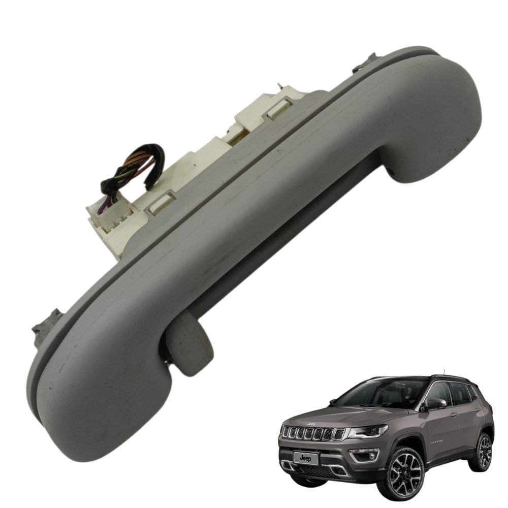 Alça Tetô Segura Mão Traseira Esquerda Jeep Compass 2020 21 Cinza