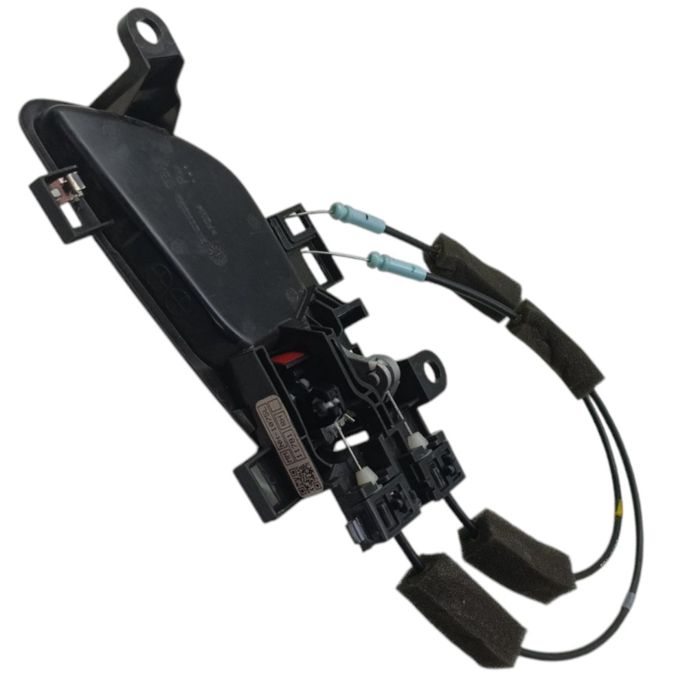 Maçaneta Interna Porta Traseira Honda Civic G10 Com Cabos Preto Traseira 4