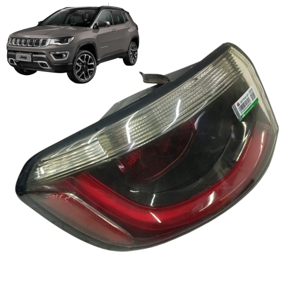 Lanterna Esquerda Jeep Compass 2017 2018 2019 2020 2021 Esquerdo/motorista Vermelha