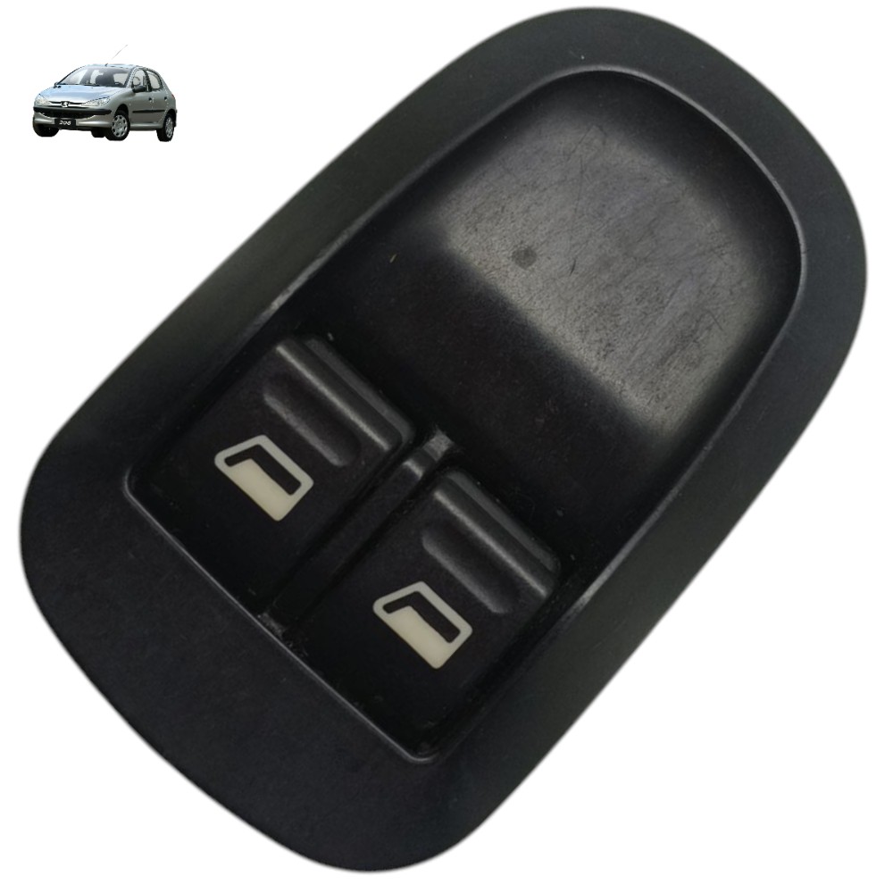 Botão Duplo Vidro Dianteiro Peugeot 206 207 2007 2008 2009 1