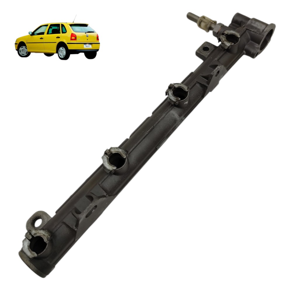 Flauta bico injetor VW Gol 1.0 16v g3 1999 2000 2001 2002 03 1